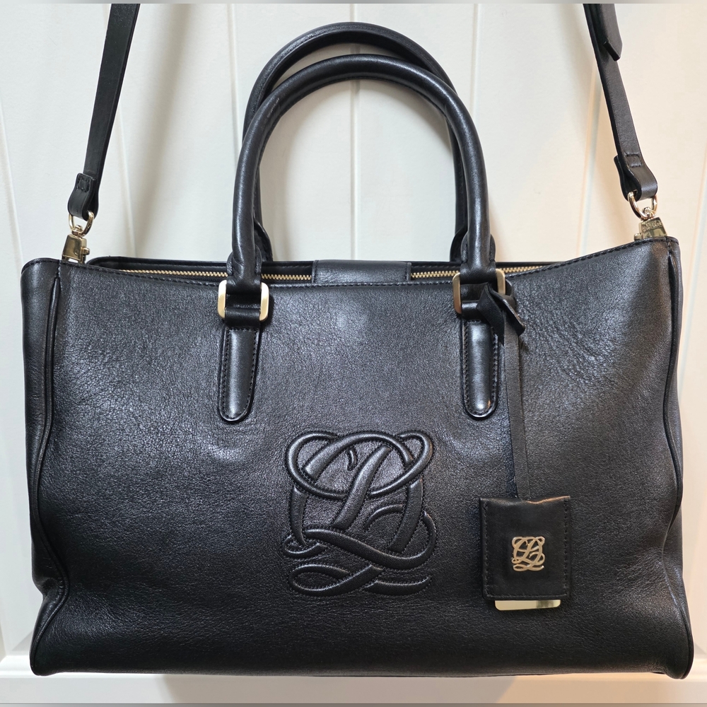 LOUIS QUATORZE Leather Satchel
